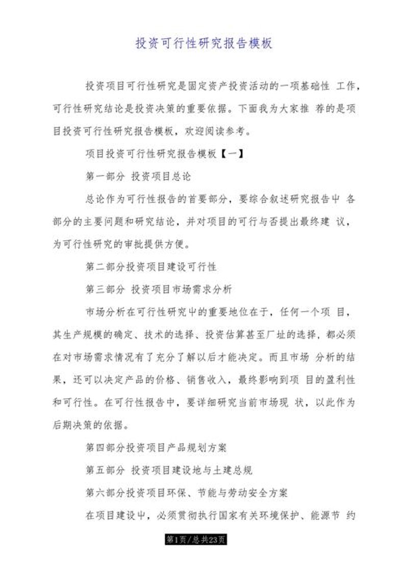 项目策划
